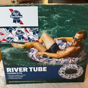 Pabst Blue Ribbon River Tube